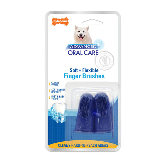 Brosse à dents pour les doigts Nylabone® Advanced Oral Care (2 unités) 