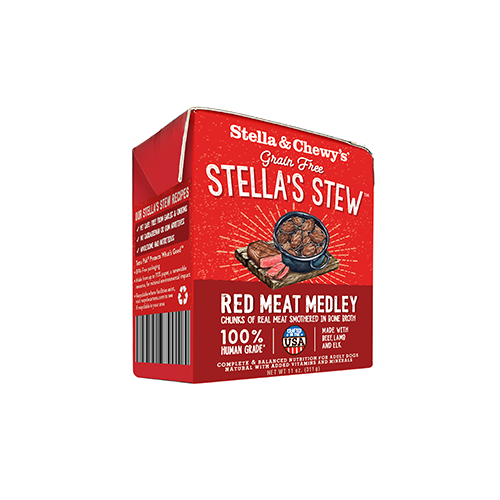 STELLA & CHEWY'S® STELLA'S STEWS MÉLANGE DE VIANDE ROUGE NOURRITURE HUMIDE POUR CHIENS 11 oz