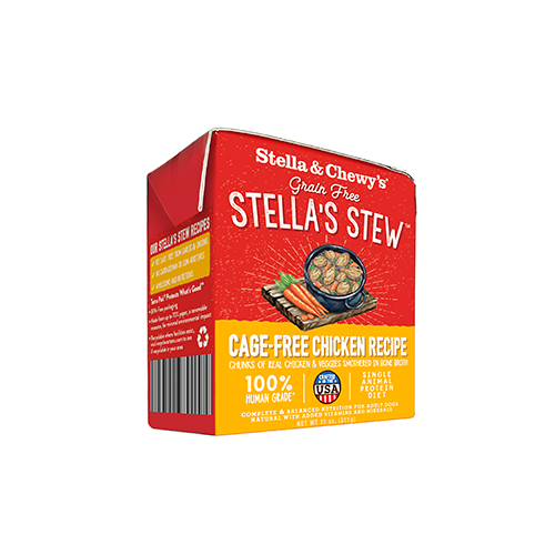 STELLA & CHEWY'S® STELLA'S STEWS RECETTE DE POULET SANS CAGE NOURRITURE HUMIDE POUR CHIENS 11 oz