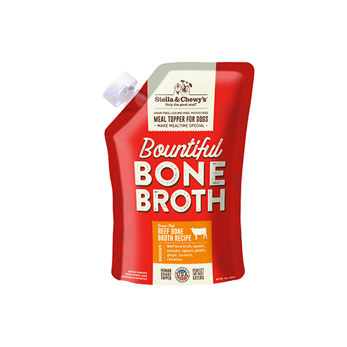 STELLA & CHEWY'S® BOUNTIFUL BONE BROTH BOUILLON D'OS DE BŒUF NOURRI À L'HERBE 16 oz