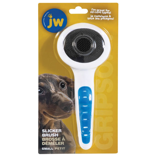 Brosse à poils lisses JW® GripSoft® pour chiens