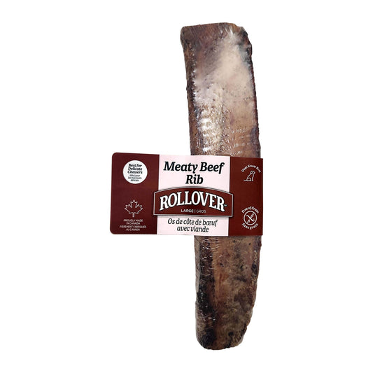 ROLLOVER© MEATY BEEF RIB BONE LARGE