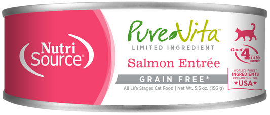 NutriSource® PureVita™ Limited Ingredient Salmon Entrée Wet Cat Food 5.5 oz