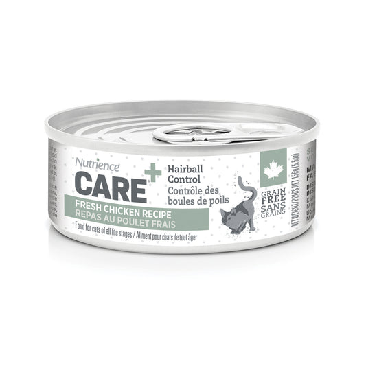 Pâté Nutrience Care Hairball Control pour chats – Recette au poulet frais – 160 g