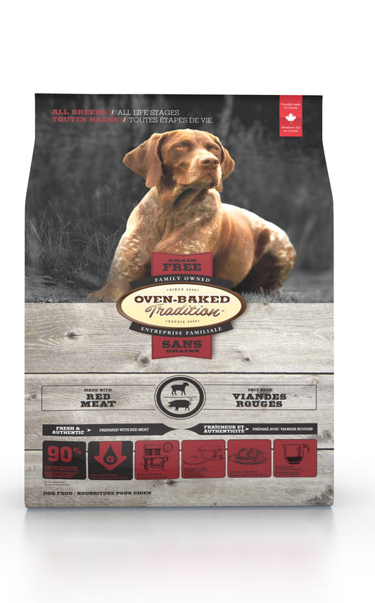 Nourriture pour chien sans céréales à base de viande rouge Oven-Baked Tradition 25 lb