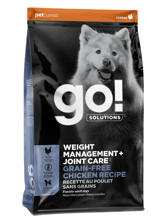 Petcurean Go! Weight Management + Joint Care Grain Free Chicken Recipe For Dog