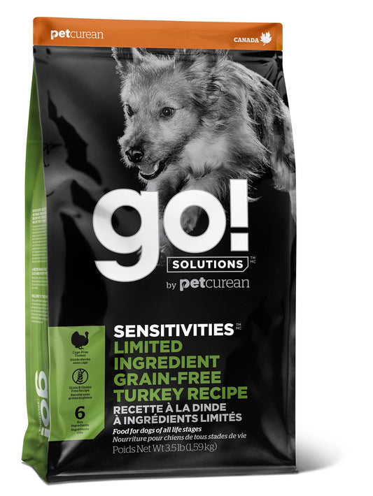 Petcurean Go! Sensitivities Lid Grain Free Turkey Recipe For Dog