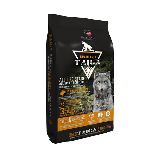 Nourriture sèche pour chiens Horizon Pet Nutrition© Taiga Chicken Meal Formula 15,9 kg