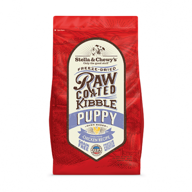 STELLA & CHEWY'S® Puppy Cage-Free Chicken Raw Coated Kibble Dry Dog Food 10 lbs