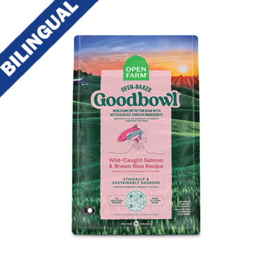 ALIMENTS SÈCHES POUR CHIENS OPEN FARM® GOODBOWL™ RECETTE AU SAUMON SAUVAGE ET AU RIZ BRUN