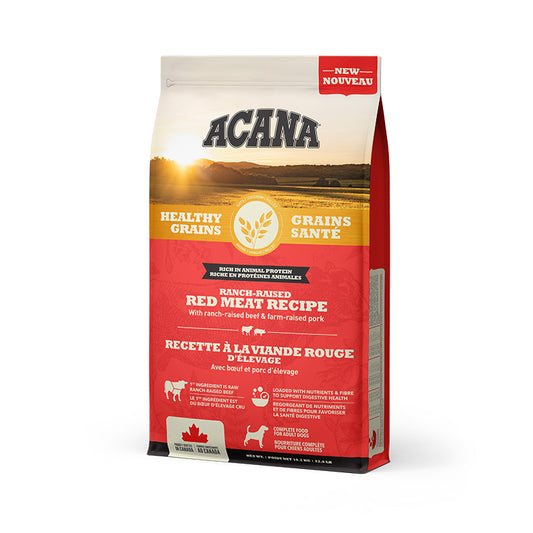 Recette de viande rouge d'élevage en ranch Acana Healthy Grains pour chien