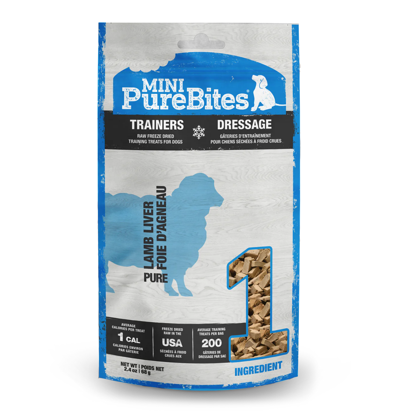 Mini-PureBites® Trainers Lamb Liver 68 gm