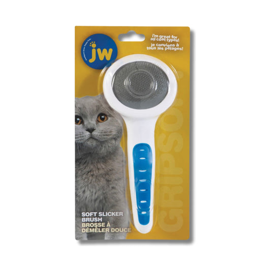 Brosse à poils lisses JW® GripSoft® pour chats