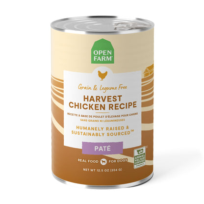 OPEN FARM® Grain Free Harvest Chicken Recipe Wet Dog Food 12.5 oz