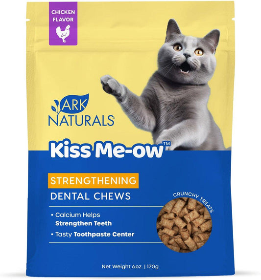 ARK NATURALS® Kiss Me-ow™ Strengthening Dental Chews Cat Treat 3oz