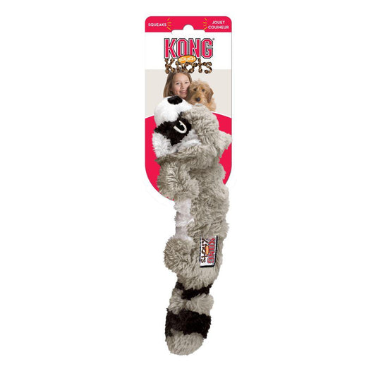 Kong® Scrunch Knots Raccoon Medium/Large Dog Toy