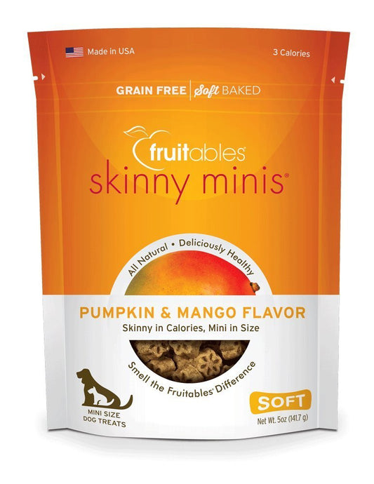 Fruitables® Skinny Minis® Pumpkin & Mango Flavor Dog Treat 5 oz