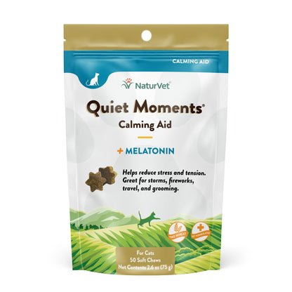 NaturVet® Quiet Moments® Soft Chew for Cats (50 ct)