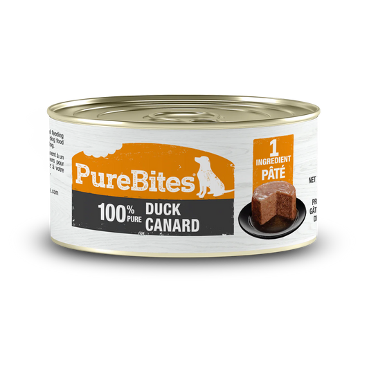 Nourriture humide pour chiens PureBites® Pates 100 % pur canard 2,5 oz 